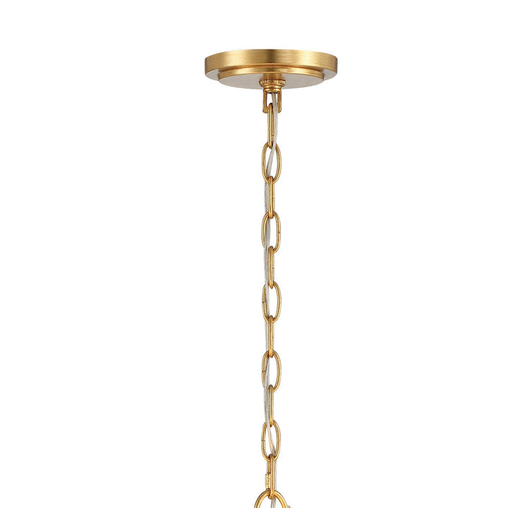 Crystorama Crystorama Rollins 8 Light Antique Gold Chandelier
