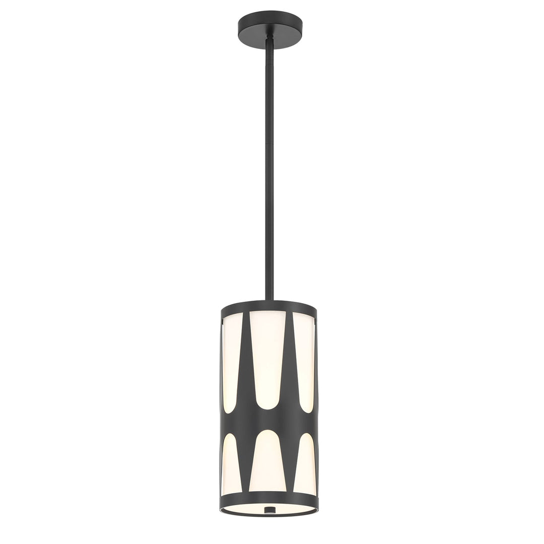 Crystorama Crystorama Royston 1 Light Black Mini Pendant