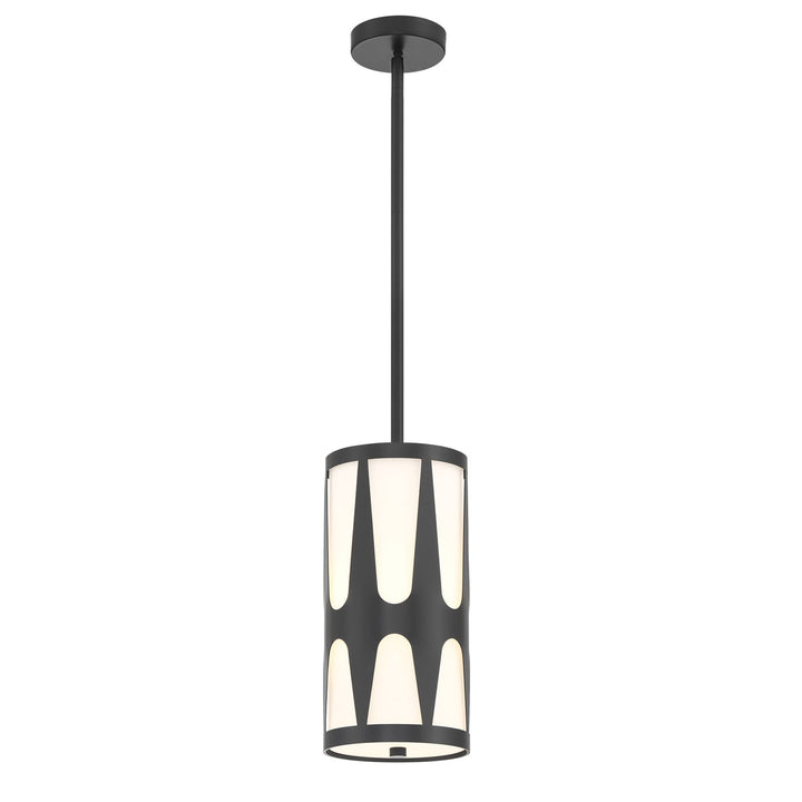Crystorama Crystorama Royston 1 Light Black Mini Pendant