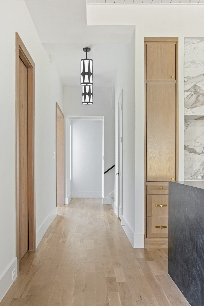 Crystorama Crystorama Royston 1 Light Black Mini Pendant