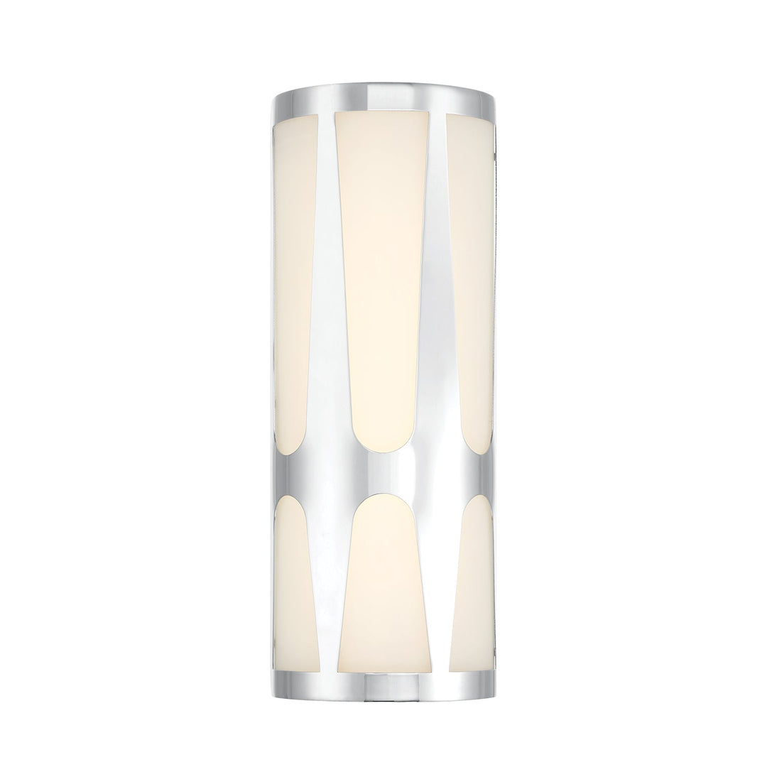 Crystorama Crystorama Royston Integrated LED Polished Chrome Sconce 
