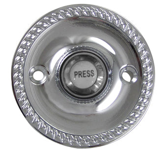 Solid Brass Georgian Roped Doorbell (Several Finishes Available) COPPER MOUNTAIN HARDWARE