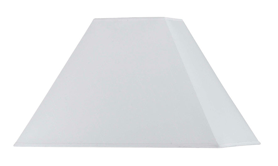 RECTANGULAR WHITE HARDBACK SHADE Cal Lighting