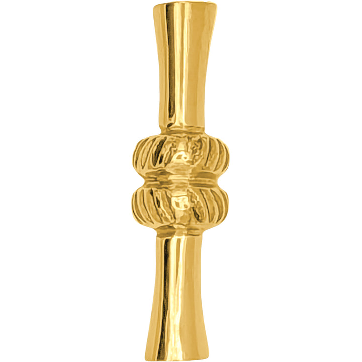 2 Inch Solid Brass T Shape Japanese Bamboo Style Cabinet and Furniture Knob (Several Finishes Available)