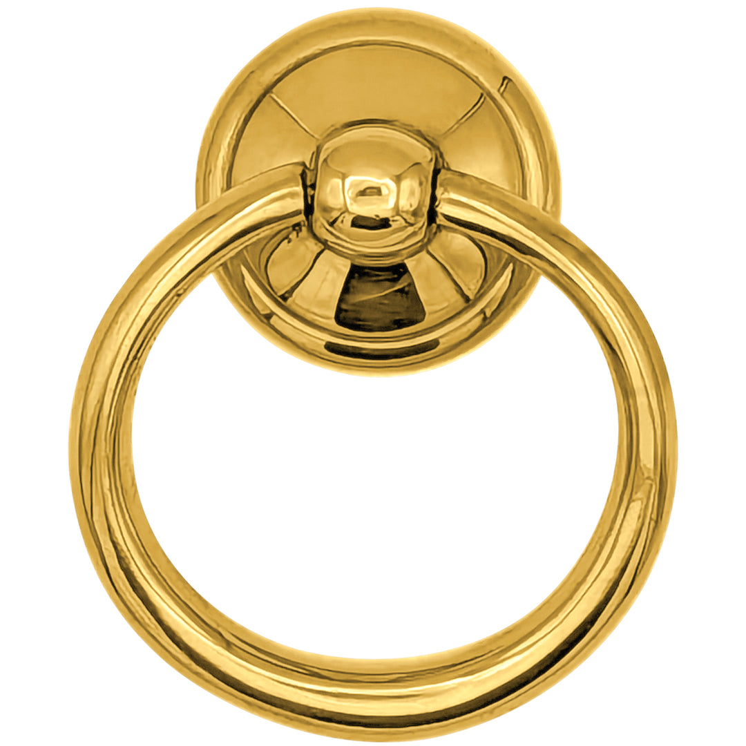 2 1/2 Inch Solid Brass Ring Pull (Several Finishes Available)