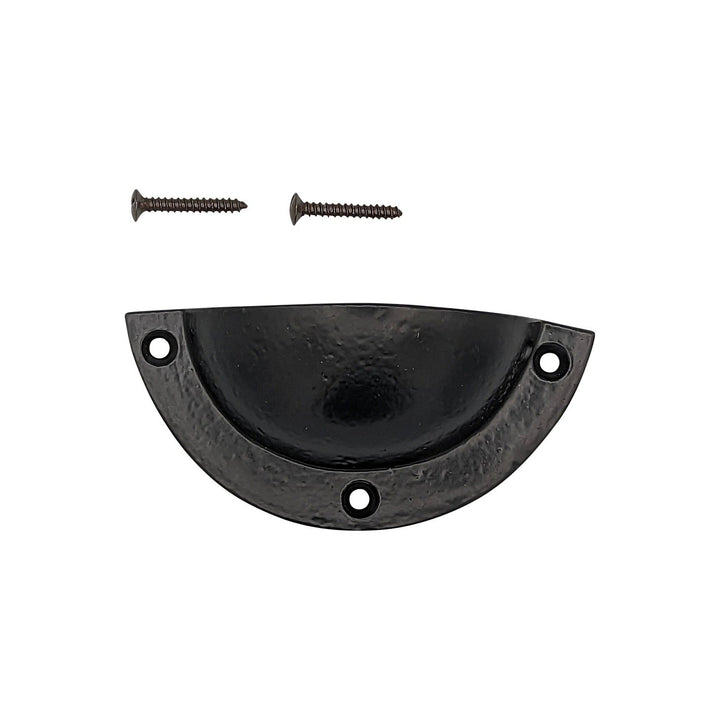 3 3/4 Inch Solid Iron Traditional Cup Pull COPPER MOUNTAIN HARDWARE