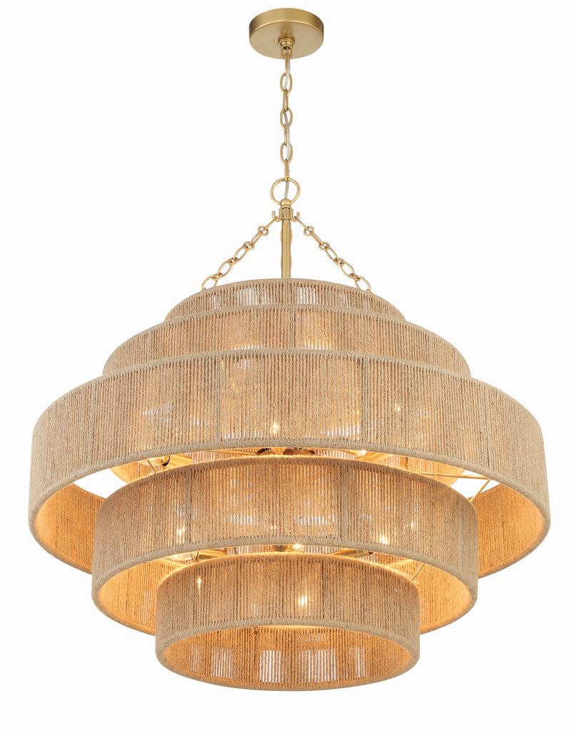 Crystorama Crystorama Shyla 20 Light Soft Gold Chandelier