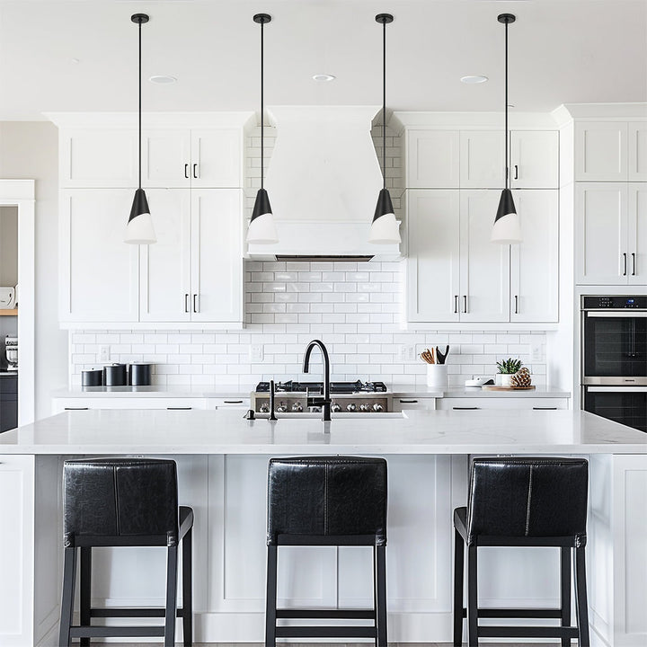 Crystorama Crystorama Brian Patrick Flynn Tori 1 Light Matte Black Pendant