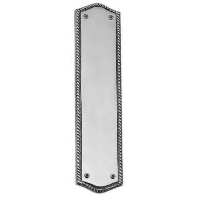 COPPER MOUNTAIN HARDWARE Georgian Pattern Push Plate or Finger Plate in Several Finishes