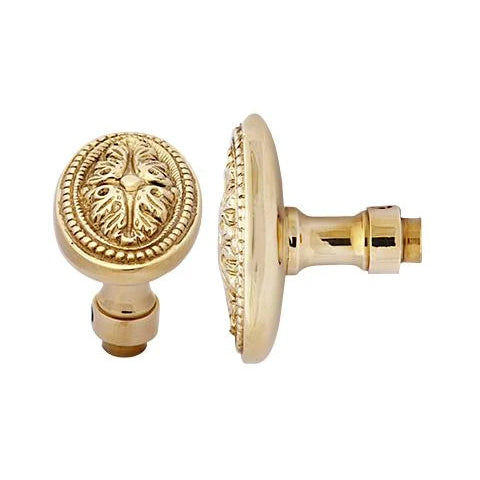 Avalon Oval Solid Brass Spare Door Knob Set (Several Finishes Available)