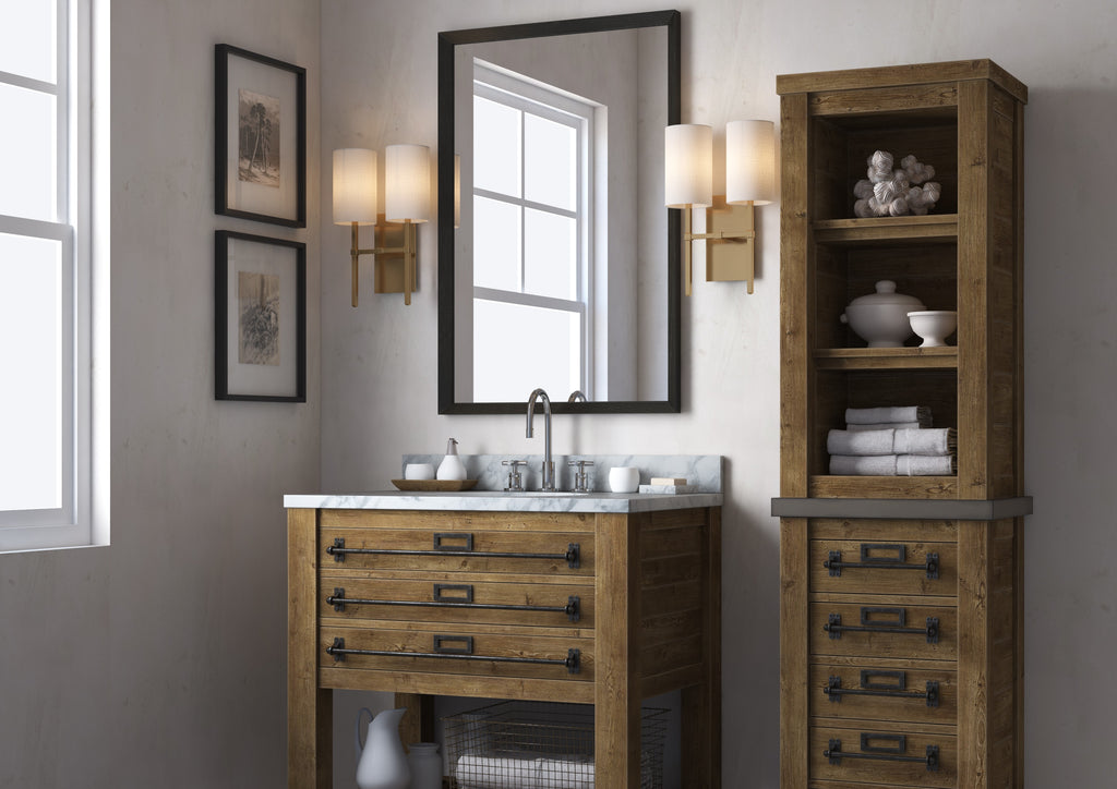 Crystorama Crystorama Veronica 2 Light Aged Brass Sconce