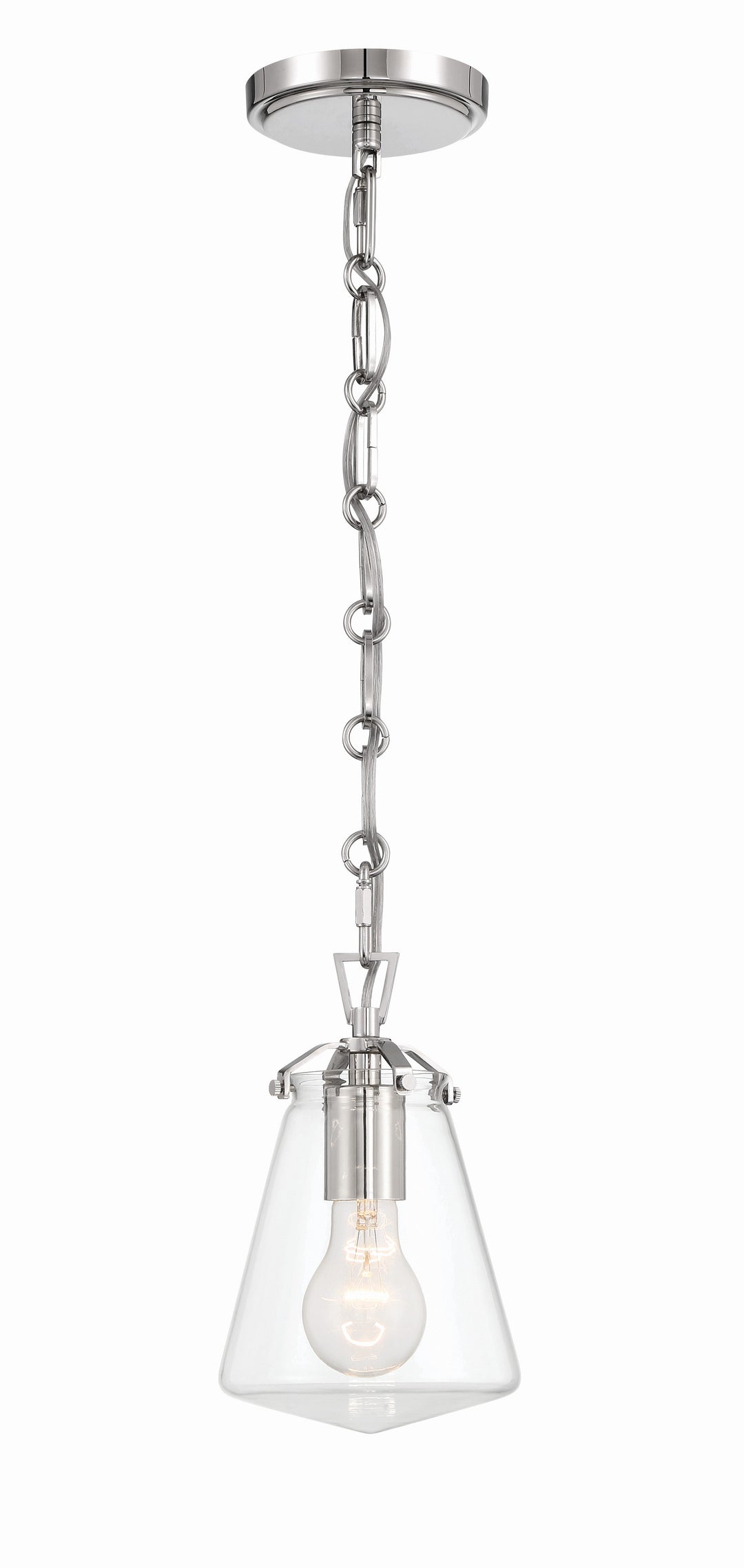 Crystorama Crystorama Voss 1 Light Polished Nickel Mini Pendant