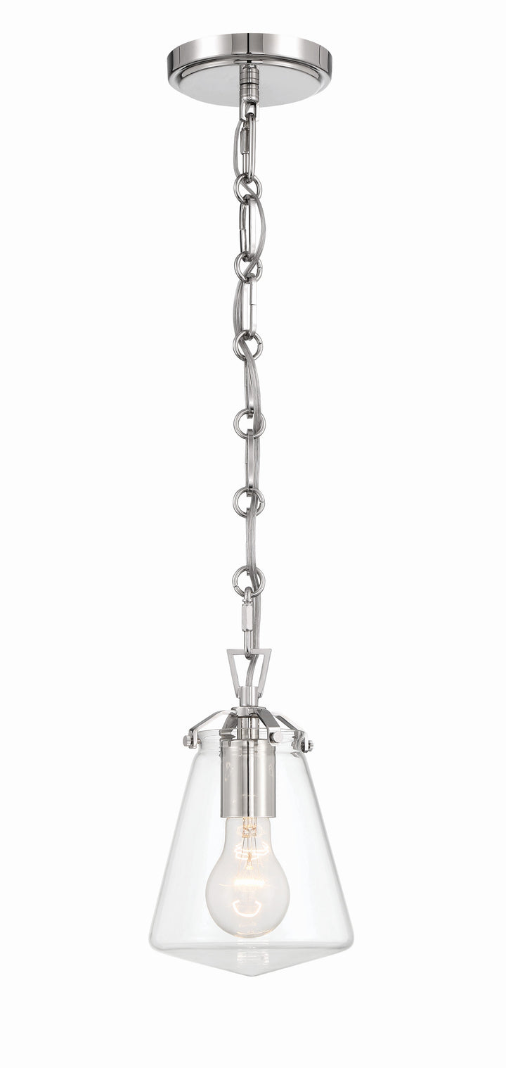 Crystorama Crystorama Voss 1 Light Polished Nickel Mini Pendant