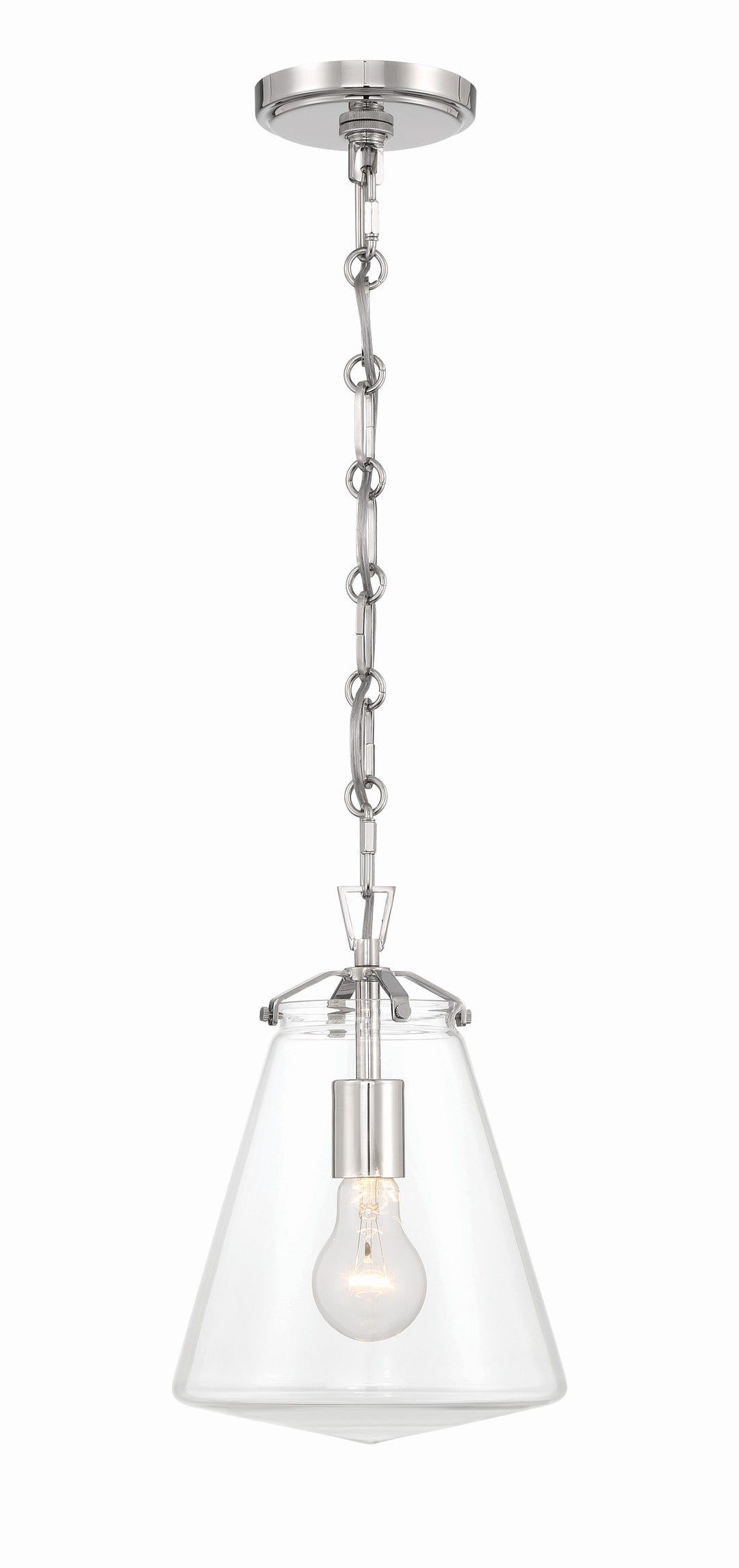 Crystorama Crystorama Voss 1 Light Polished Nickel Mini Pendant
