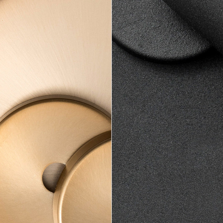 Crystorama Crystorama Kendal 6 Light Vibrant Gold + Black Forged Semi Flush Mount