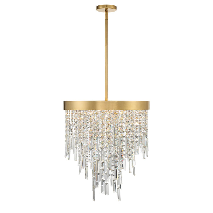 Crystorama Crystorama Winfield 5 Light Antique Gold Chandelier
