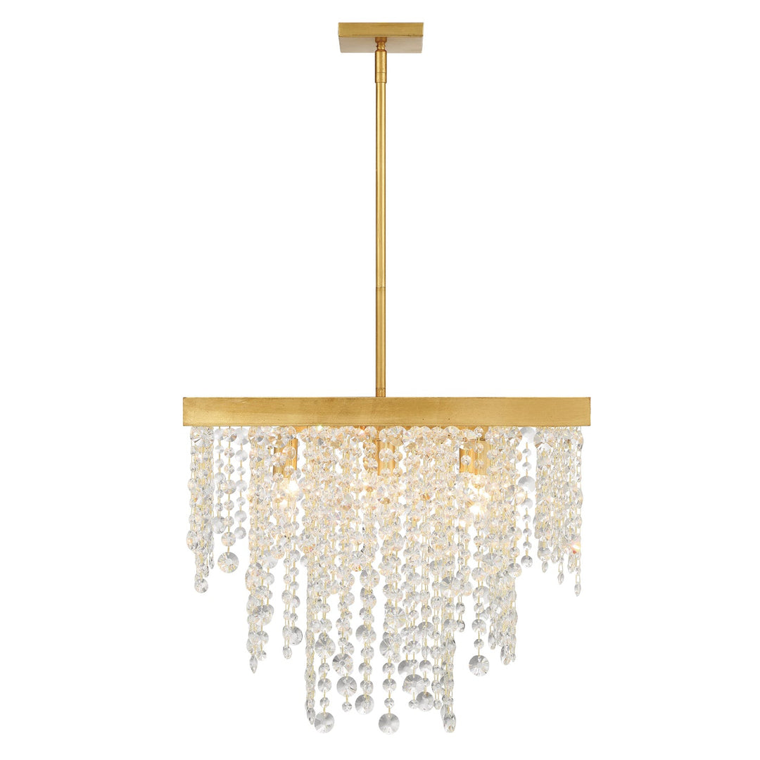 Crystorama Crystorama Winham 8 Light Antique Gold Chandelier