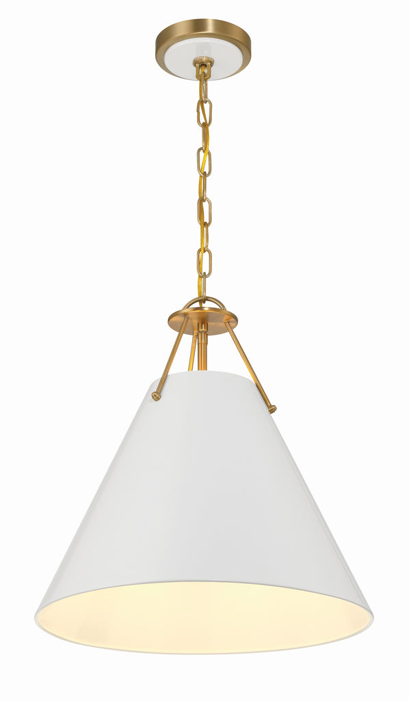 Crystorama Crystorama Xavier 3 Light Vibrant Gold Pendant