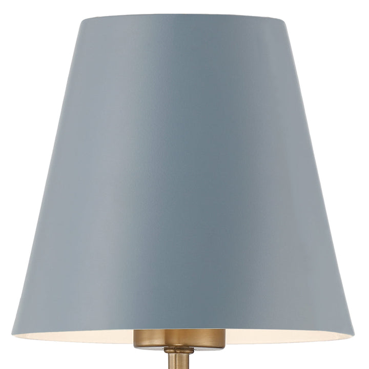 Crystorama Crystorama Xavier 4 Light Vibrant Gold + Blue Chandelier