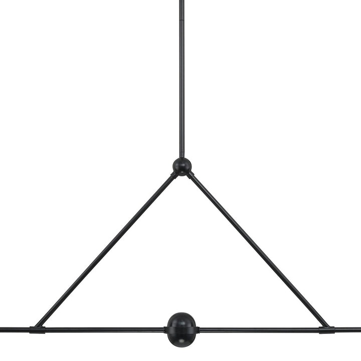 Crystorama Crystorama Xavier 4 Light Matte Black Chandelier