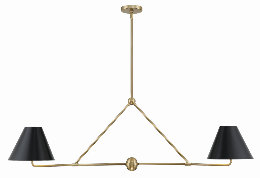 Crystorama Crystorama Xavier 4 Light Vibrant Gold Chandelier