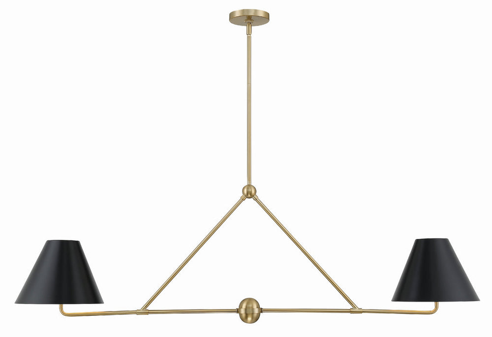 Crystorama Crystorama Xavier 4 Light Vibrant Gold Chandelier