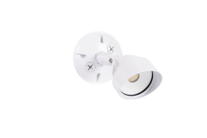 ##Antique Hardware## 1 Light Outdoor LED Flood in White