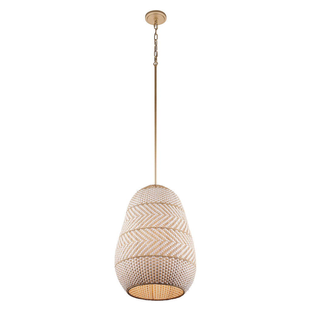 Crystorama Crystorama Zanzibar 3 Light Soft Gold Pendant