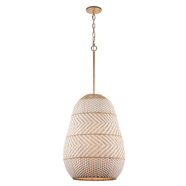 Crystorama Crystorama Zanzibar 3 Light Soft Gold Pendant