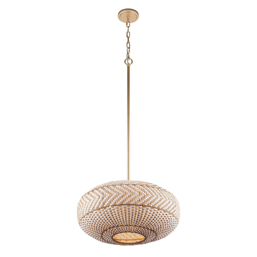 Crystorama Crystorama Zanzibar 4 Light Soft Gold Pendant