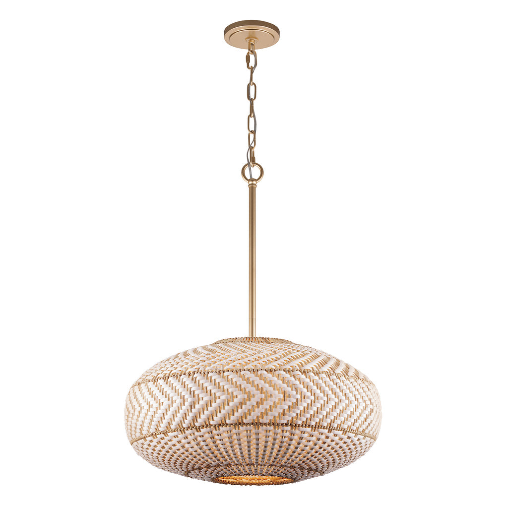 Crystorama Crystorama Zanzibar 4 Light Soft Gold Pendant