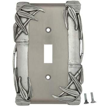 Bamboo Style Wall Plate (Matte Nickel Finish) ANNE AT HOME