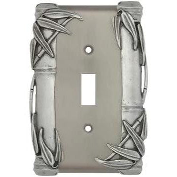 Bamboo Style Wall Plate (Matte Nickel Finish) ANNE AT HOME