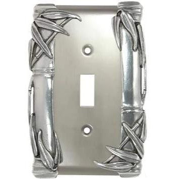 Bamboo Style Wall Plate (Bright Nickel Finish) ANNE AT HOME