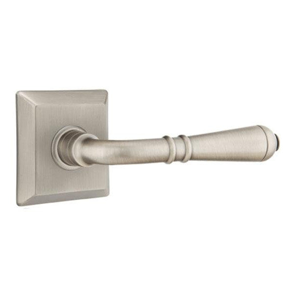 Emtek Solid Brass Turino Lever With Quincy Rosette (Many Finishes Available) EMTEK