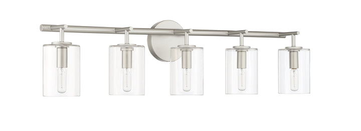 Hailie 5 Light Vanity in Satin Nickel CRAFTMADE