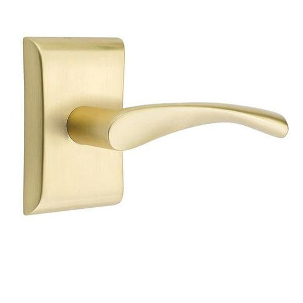 Emtek Solid Brass Triton Lever With Neos Rosette (Several Finish Options) EMTEK