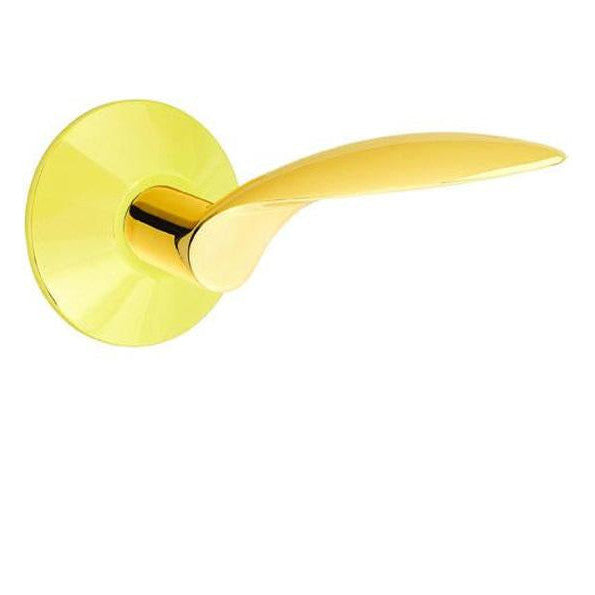 Emtek Solid Brass Mercury Lever With Modern Rosette (Several Finish Options) EMTEK