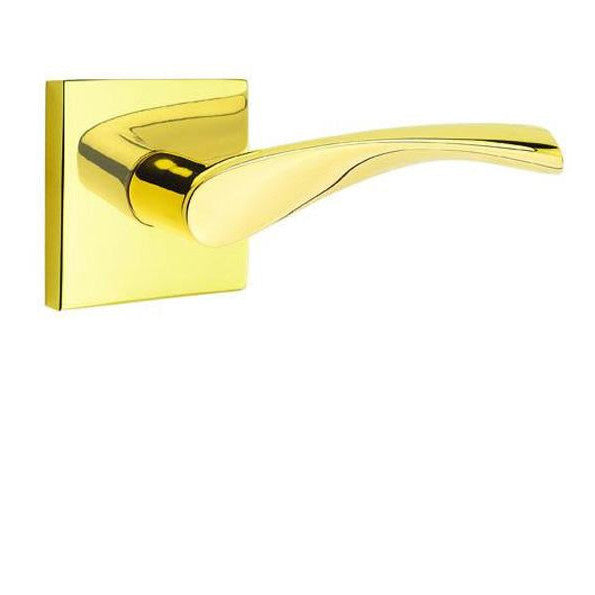 Emtek Solid Brass Triton Lever With Square Rosette EMTEK