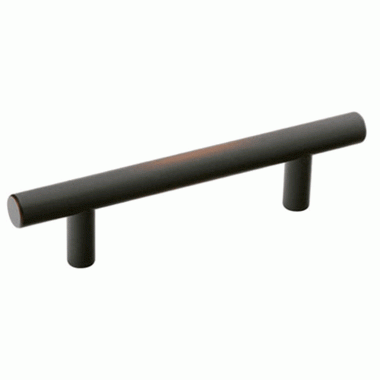 6 1/2 Inch Overall (4 Inch c-c) Brass Bar Pull (Oil Rubbed Bronze Finish) EMTEK