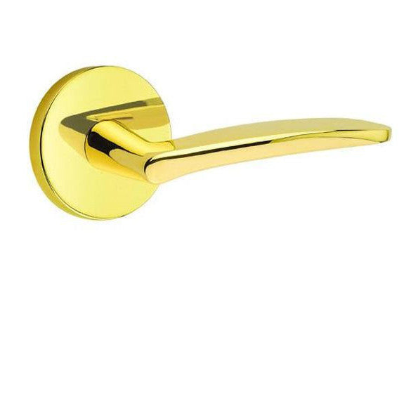 Emtek Solid Brass Poseidon Lever With Disk Rosette (Several Finish Options) EMTEK