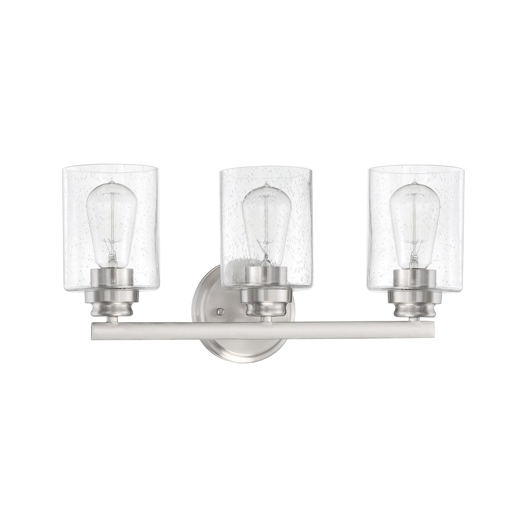 Bolden 3 Light Vanity in Brushed Polished Nickel CRAFTMADE