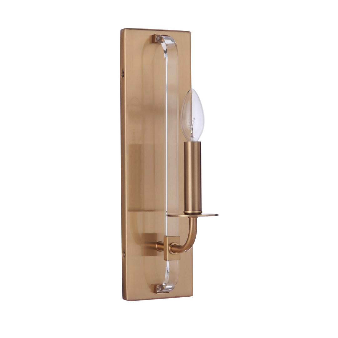 Graclyn 1 Light Sconce in Satin Brass CRAFTMADE