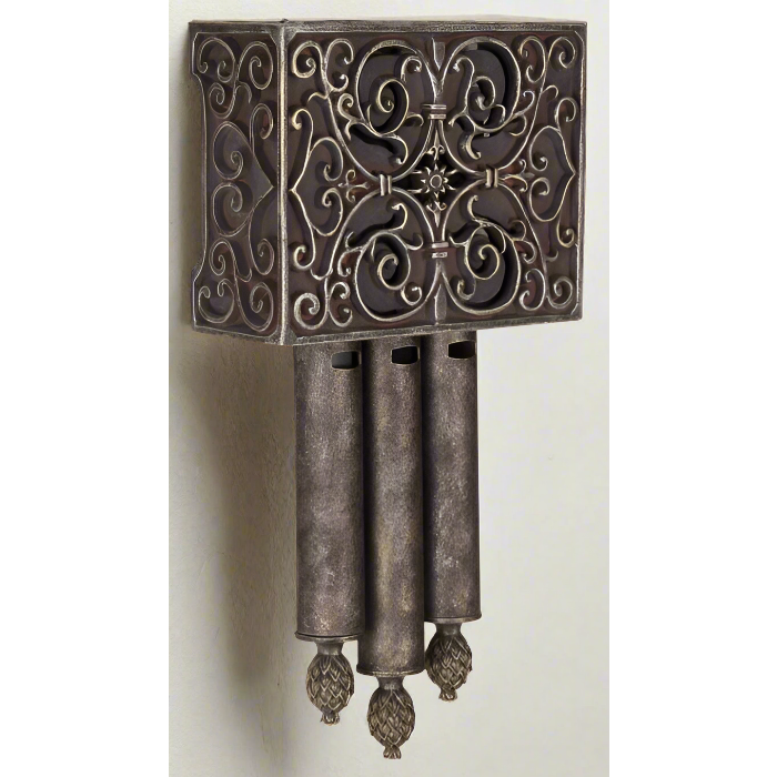 Westminster Carved Short Chime in Hand Painted Renaissance Crackle CRAFTMADE