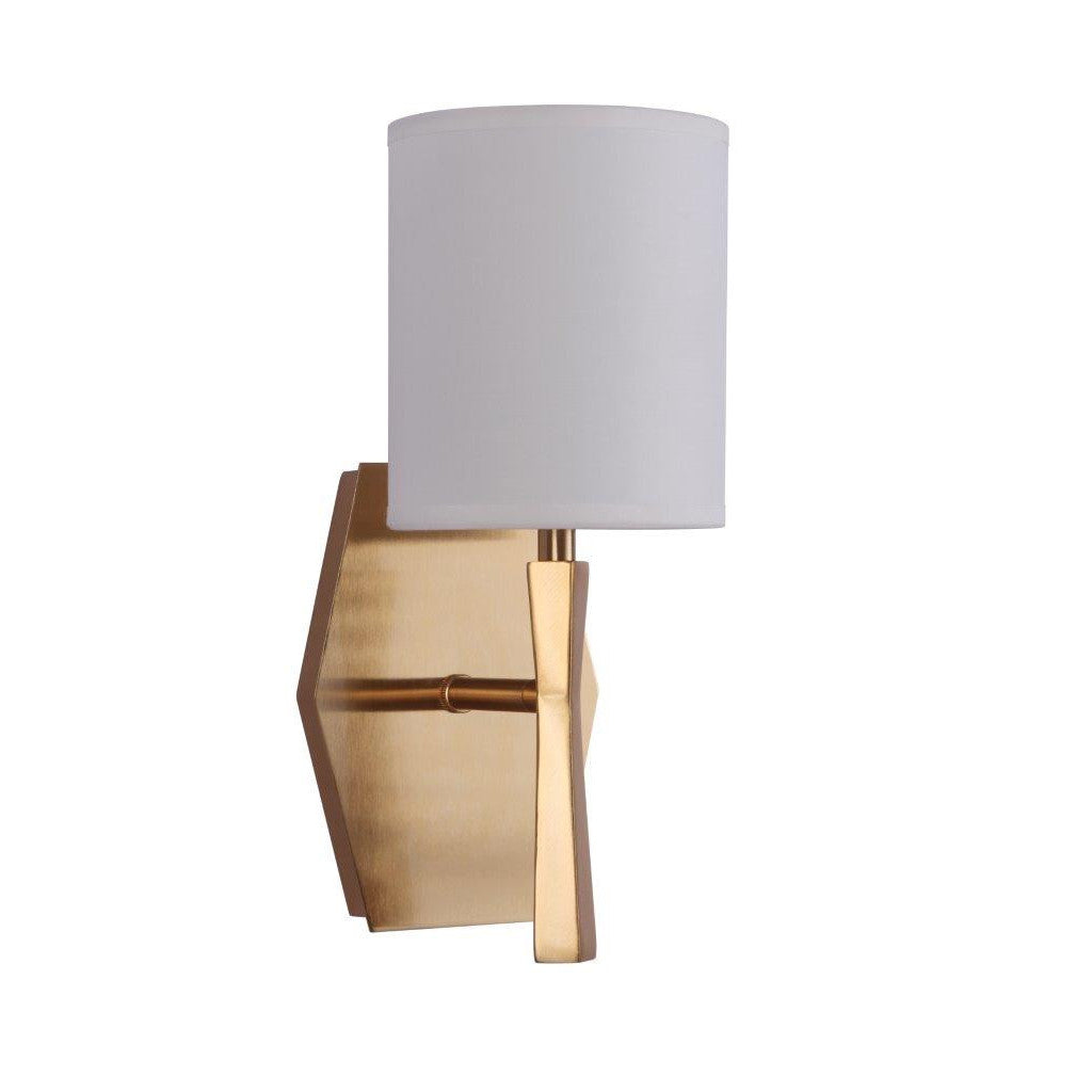 Chatham 1 Light Wall Sconce in Satin Brass CRAFTMADE