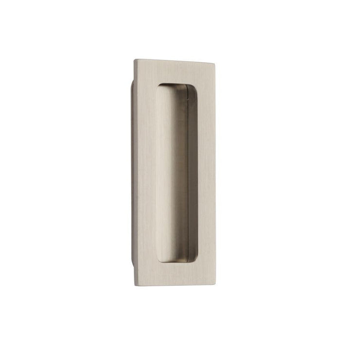 4 Inch Solid Brass Modern Rectangular Flush Pull EMTEK