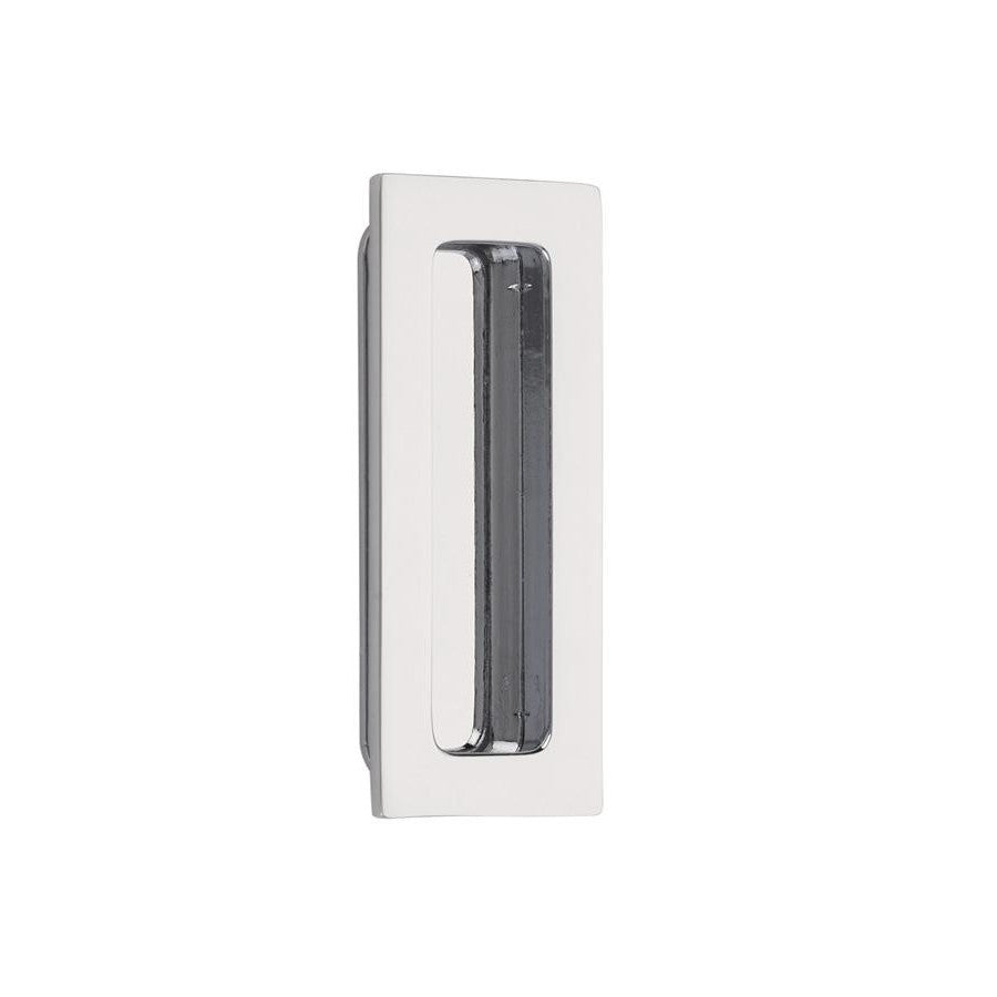 4 Inch Solid Brass Modern Rectangular Flush Pull EMTEK