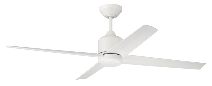 52" Quell Fan, White Finish, White Blades. LED Light, WIFI and Control Included CRAFTMADE