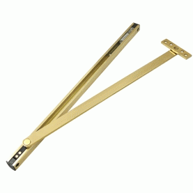 Solid Brass Overhead Door Holder (Polished Brass Finish) DELTANA