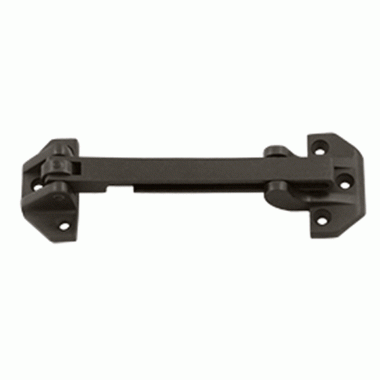 Door Guards, Security, Solid Brass 6 3/4" Door Guard (Oil Rubbed Bronze Finish) DELTANA